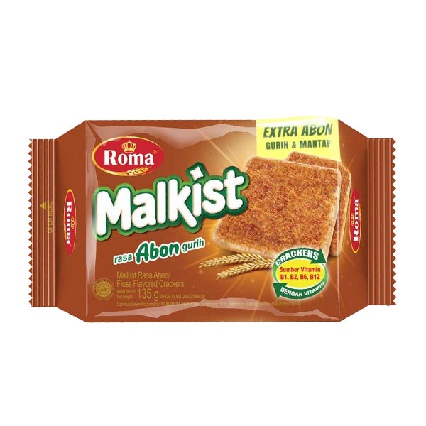 

ROMA MALKIST ABON CRACKERS 135 GR - BISKUIT