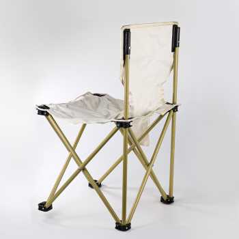 GS7i Aef Kursi Lipat Portable Memancing Outdoor Camping Fishing Chair 39x39x65cm A148 White Ori-YA