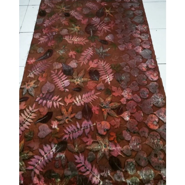 Kain Batik Ecoprint Kain Katun