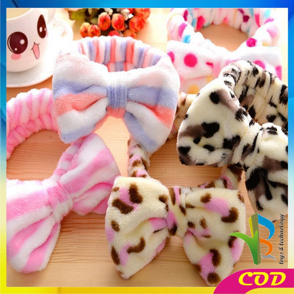 RB-C70 Bando Mandi Facial Headband Hairband Korea Model Pita Kelinci Kucing / Bandana Masker Wanita