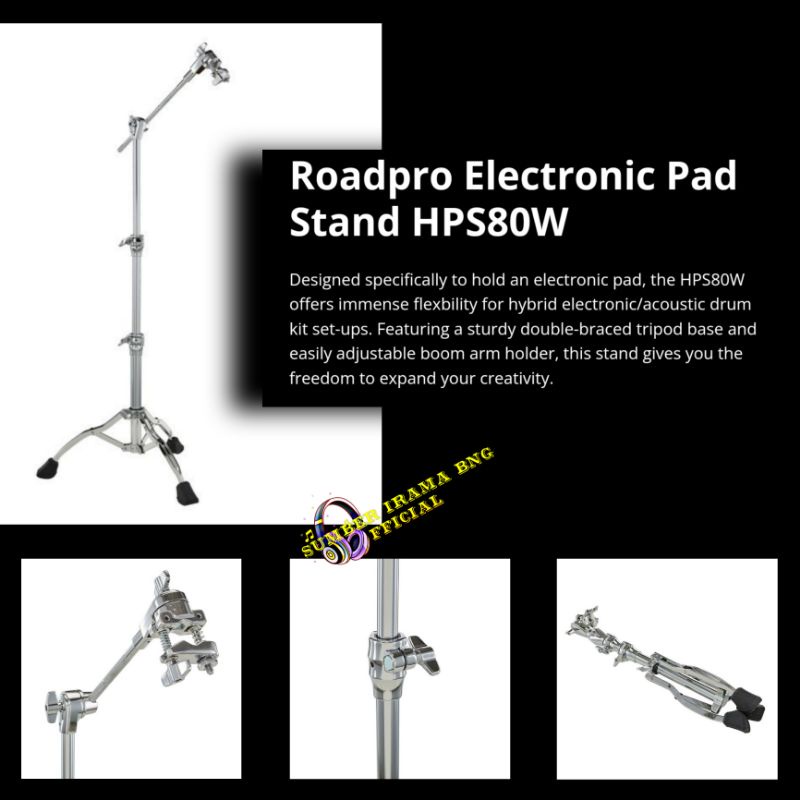 Jual TAMA HPS80W ROADPRO ELECTRONIC DRUM PAD CONTROLLER STAND Shopee