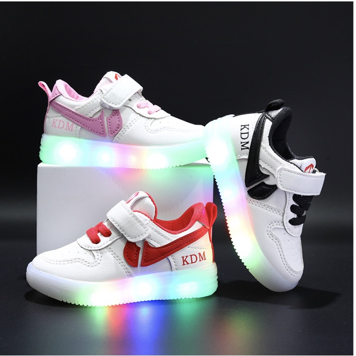 babyfit sepatu lampu LED crusade NAKE sneakers anak cewek cowok import gs-0324r