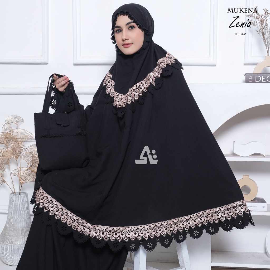 Mukena Dewasa Laser cut 2in1 ZENIA