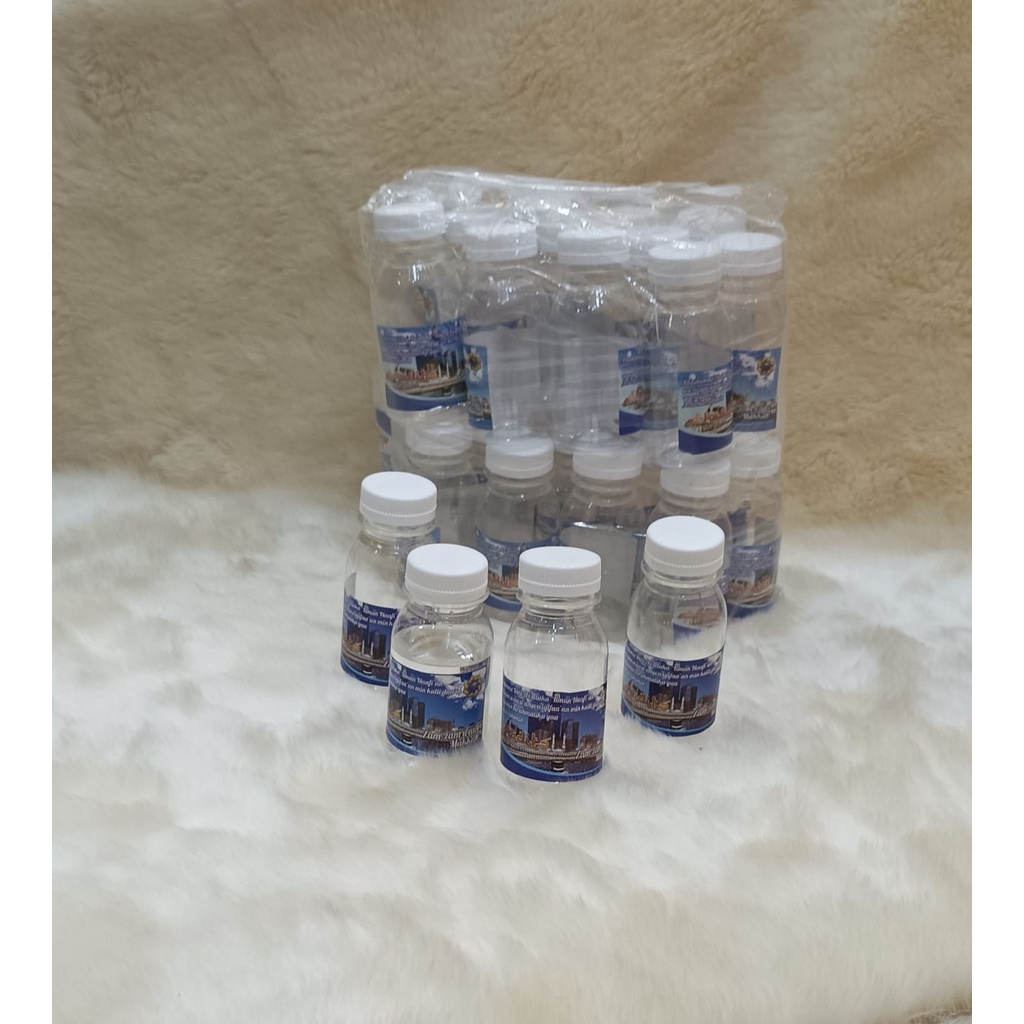 Botol Kosong 80 ml Air Zamzam - 1 pack isi 25 / Plastik PET