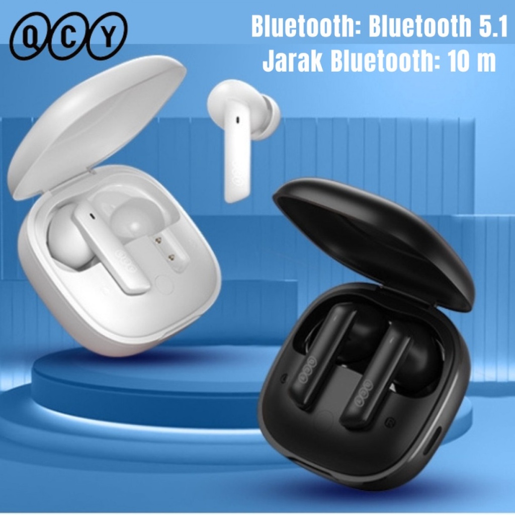 QCY T13 Earphone Wireless Bluetooth Touch Control Microphones