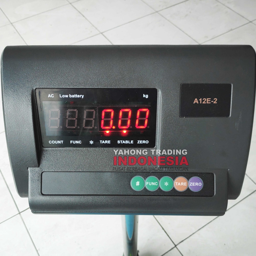 Timbangan Barang Digital Bench Scale A12E Dual Display 150kg 200kg