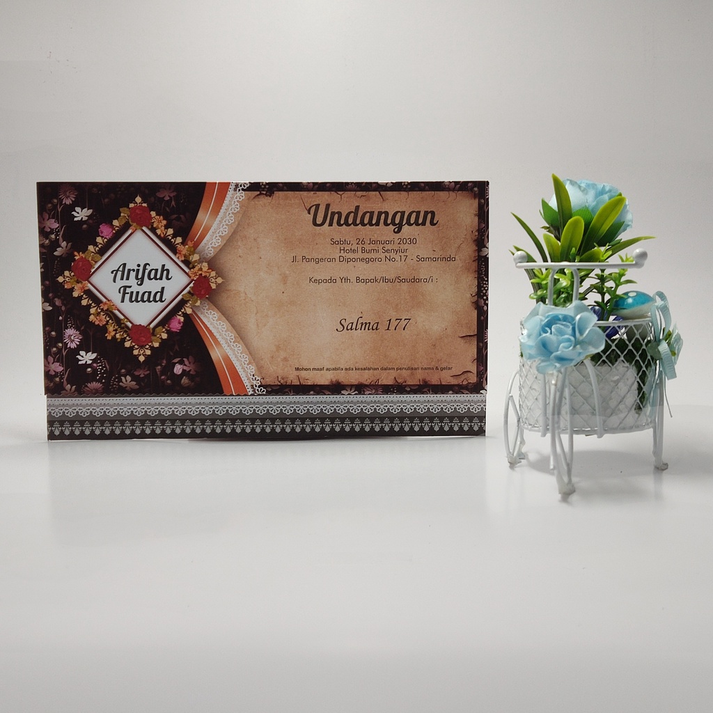 Kertas Blangko Undangan Salma 177 Murah