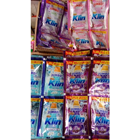 Soklin Cair Liquid Jumbo 1 Renceng isi 14pc MURAH
