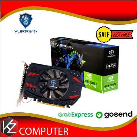 VGA Gaming VURRION GTX 750 4GB DDR5 128Bit GAMING VGA ORI