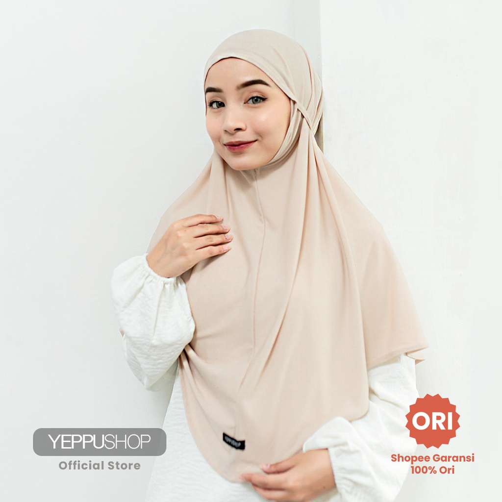 Zeta Bergo Tali Polos | 1 Layer Bahan jersey by Yeppushop