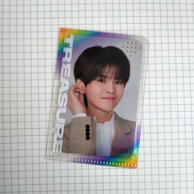 [BOOKED] PHOTOCARD TREASURE TC MD POP UP JAPAN JP SHIBUYA YOSHI