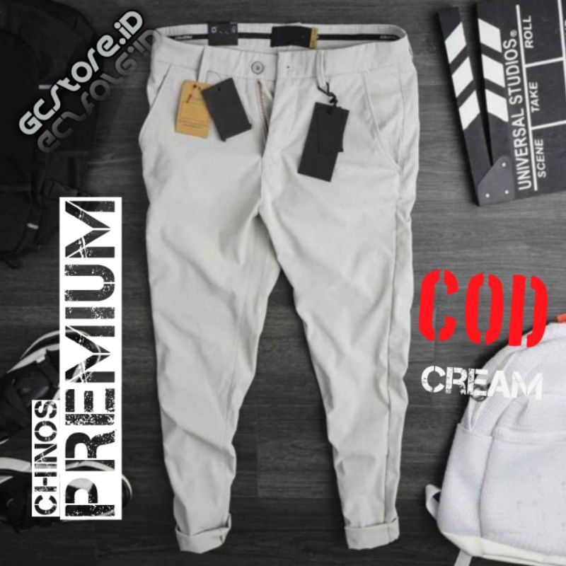 Celana Panjang Pria Chino Pants Celana Chinos Slimfit Stretch Melar Elastis Jumbo Chino Pants Ankle