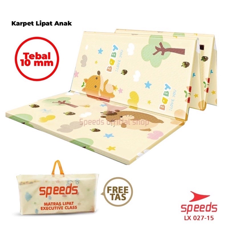 speeds matras bayi karpet lipat 180x200 cm playmat bayi tikar bayi