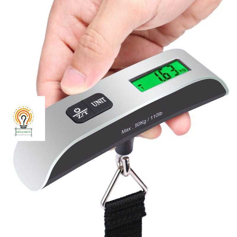 Timbangan Koper Tas Bagasi Gantung Travel 50kg Digital Luggage Scale Protable