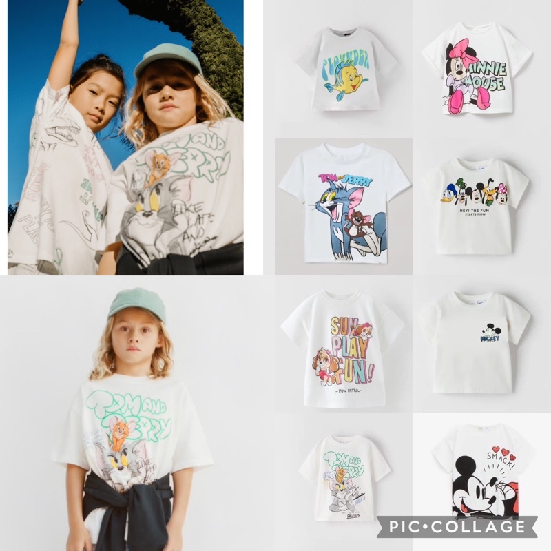 PART 1: Zara girls tee / kaos anak perempuan zara / zara kaos anak perempuan
