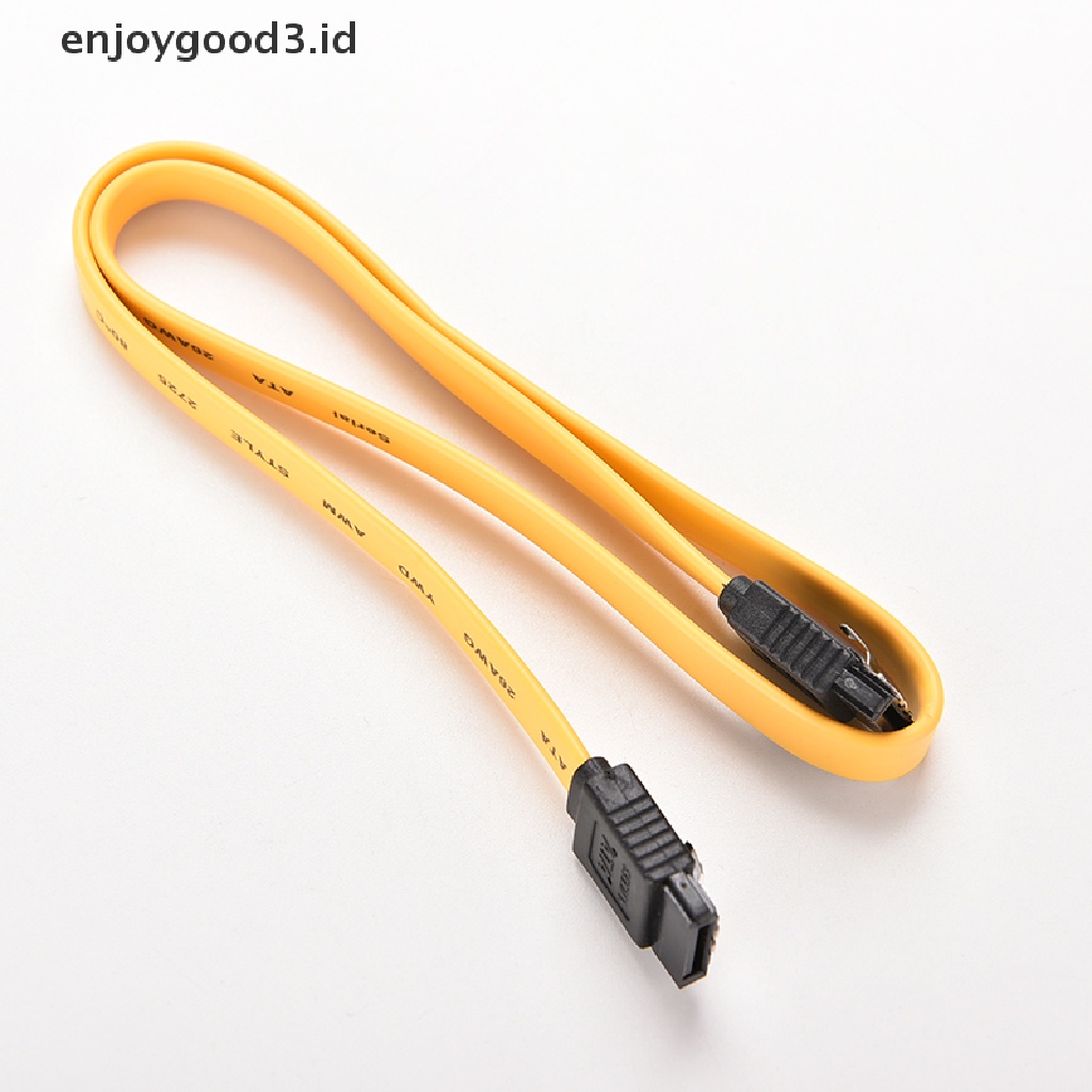 Kabel Sinyal Hardisk HDD Serial ATA SATA 3 RAID Data Warna Merah Kuning Ukuran 40cm Kabel Sinyal Hardisk HDD SATA 3 Panjang 40cm 2 Warna Sepatu Sneakers Lace Up Untuk Wanita