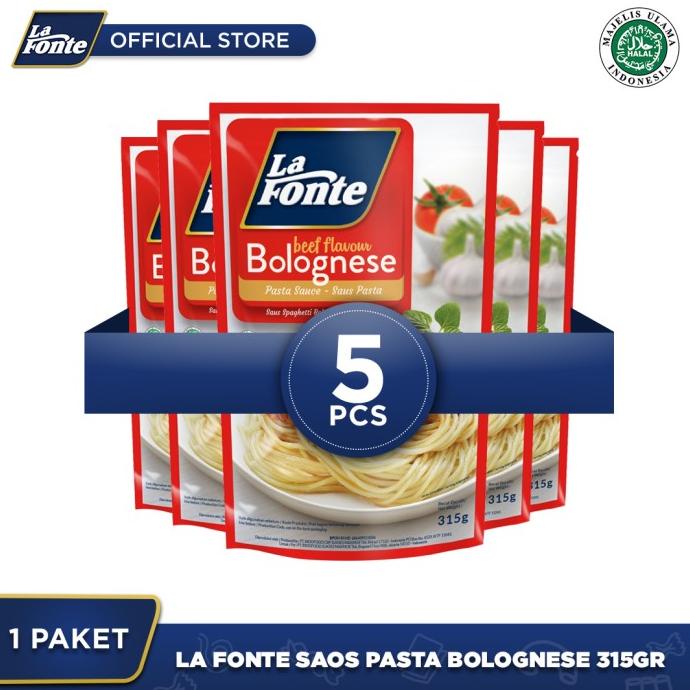 

5 Pcs - La Fonte Saos Pasta Bolognese 315gr