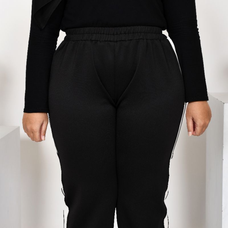 Celana Olahraga Senam Yoga Fitnes Wanita Cewek Panjang Jumbo Big Size Scuba Premium