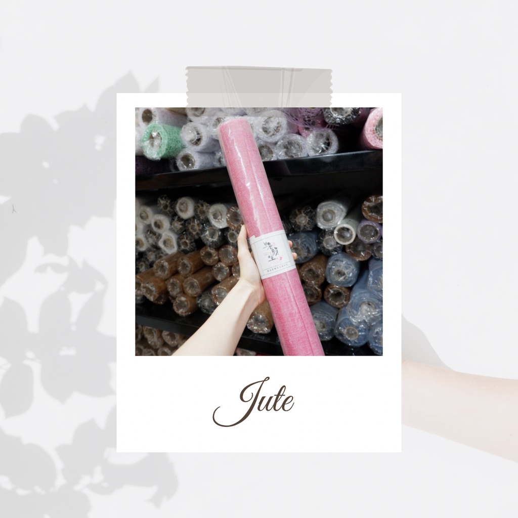 

JUTE ROLL WRAP BUNGA WRAPPING PAPER KERTAS BUNGA ROLL KARUNG GONI