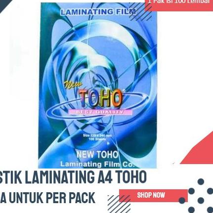 

Plastik Laminating a4 TOHO 100 MIKRON