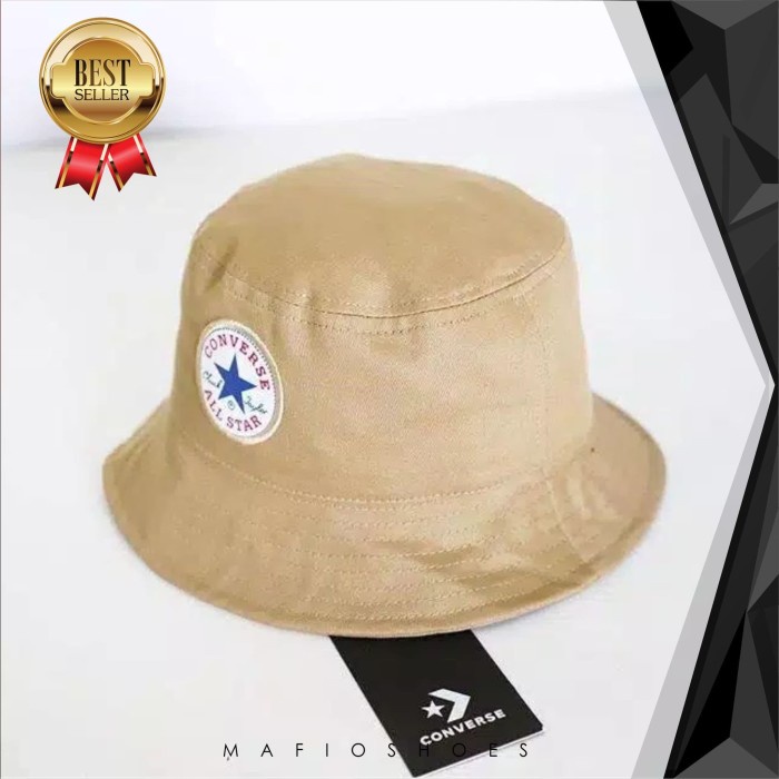 Topi Rimba Converse Cream / Topi Converse / Topi Olahraga/Topi Murah