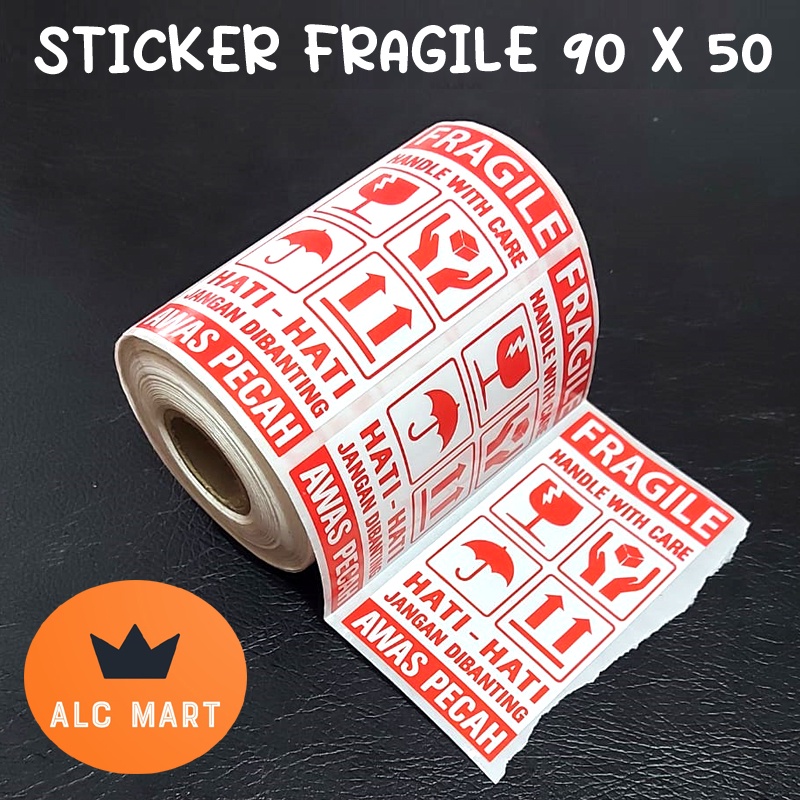 

STICKER FRAGILE PER LEMBAR UNTUK DITEMPEL DI PAKET ORDERAN