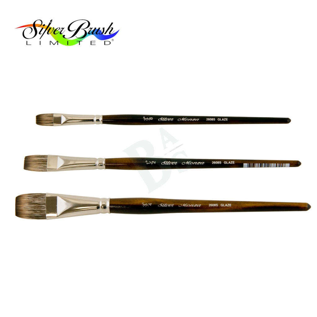

Alat Menggambar Kuas Lukis Kecil Silver Brush/ Monza® 2608S Glaze Brush SH Terlaris By Bali Art Supplies