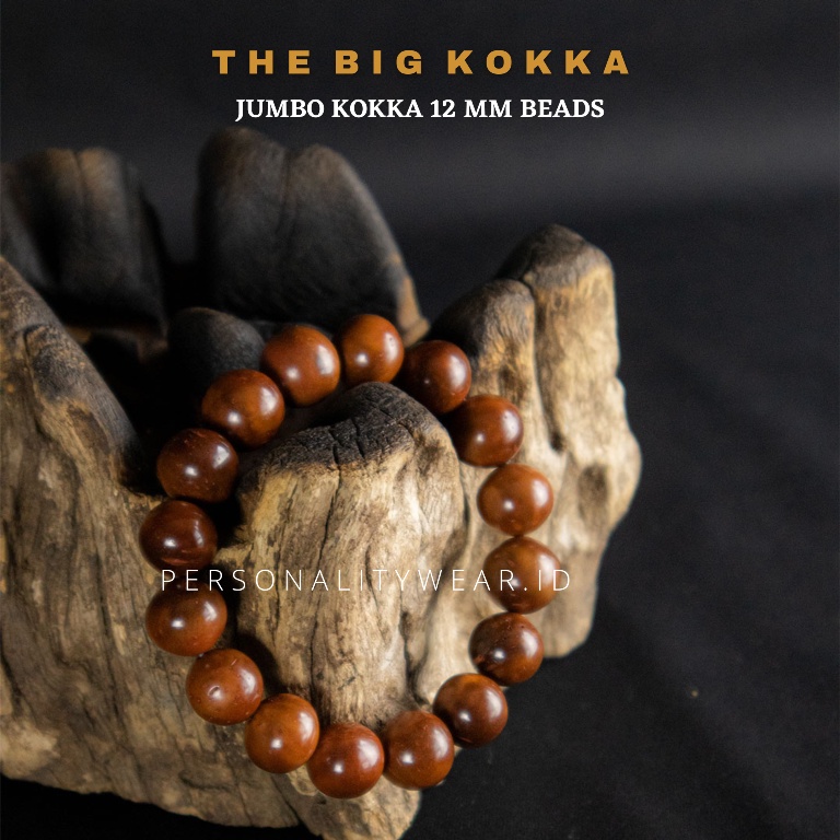 Gelang Kayu Kokka ASLI Original ukuran Besar Jumbo BIG KOKKA