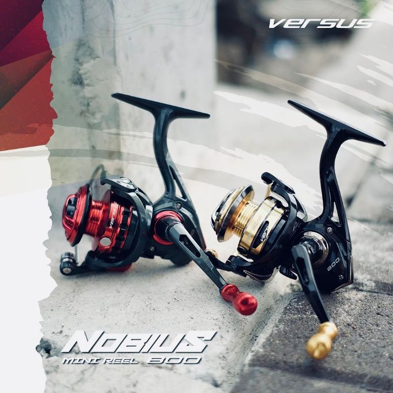 REEL SPINNING CASTING VERSUS NOBIUS  800  | |   BUKAN REEL BAITCASTING ATAU REEL OH