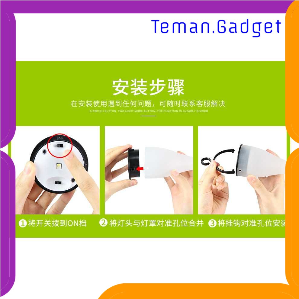 TG-LMP Pookin Lampu Taman Solar Panel Garden Decoration 7 Color 1 PCS - YL001