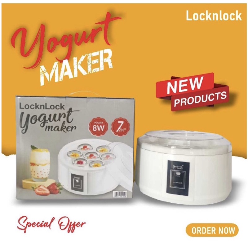 LOCKNLOCK YOGURT MAKER/ Mesin Pembuat Yogurt PROMO