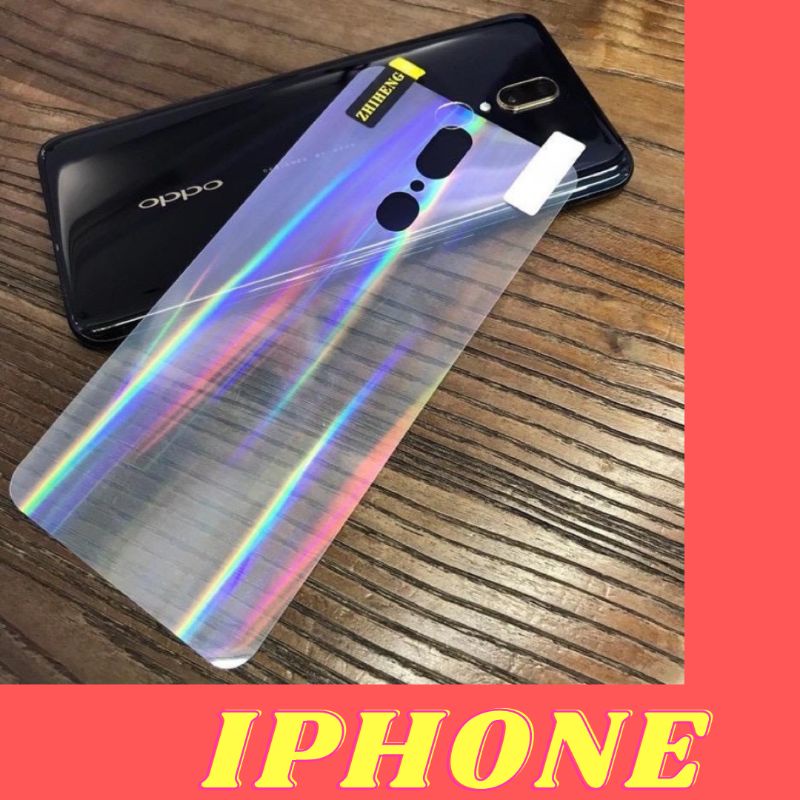 SKIN AURORA RAINBOW ANTIGORES BACK PELINDUNG BELAKANG HP IPHONE IP 7  IP 7+ IP 8 IP 8+ IP X  IP11  IP 11 PRO MAX