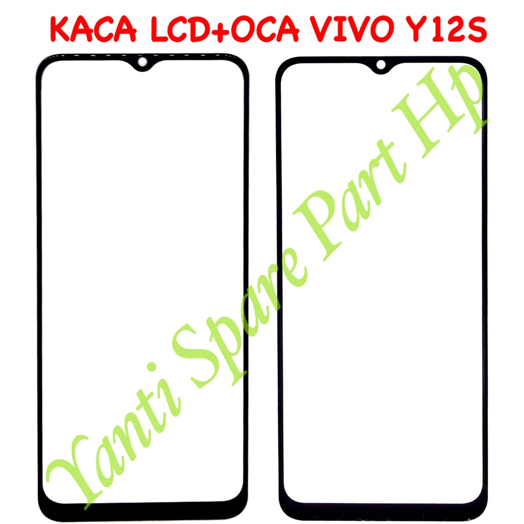 Kaca Lcd Plus Oca Vivo Y12S Y15S Y20 Y20I Y20S Original Terlaris New