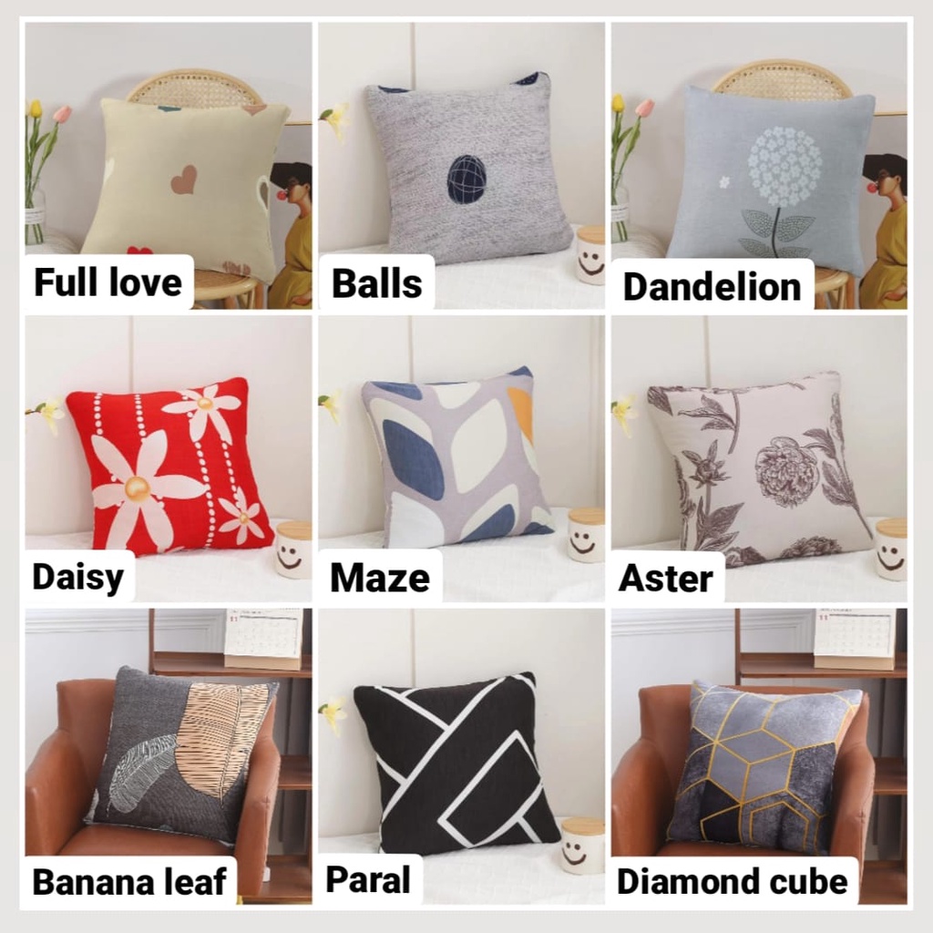 sarung bantal sofa / penutup bantal sofa / cover bantal kursi