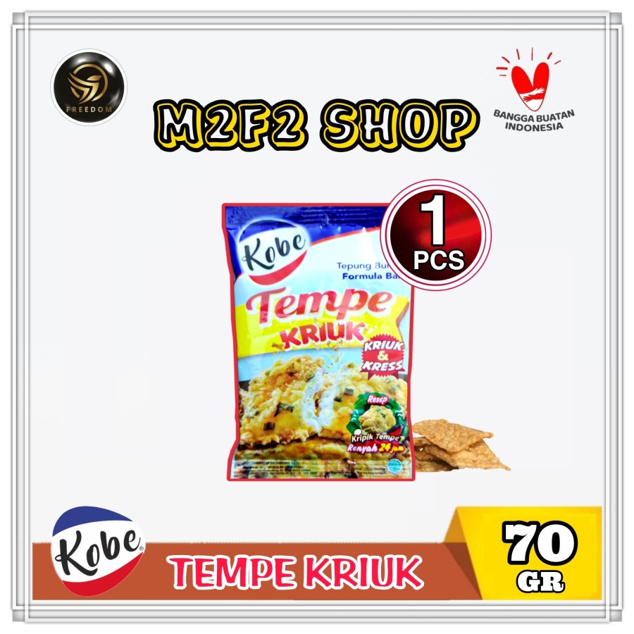

Kobe Tepung Bumbu Tempe Goreng Kriuk Sachet - 70 gr (Kemasan Satuan)