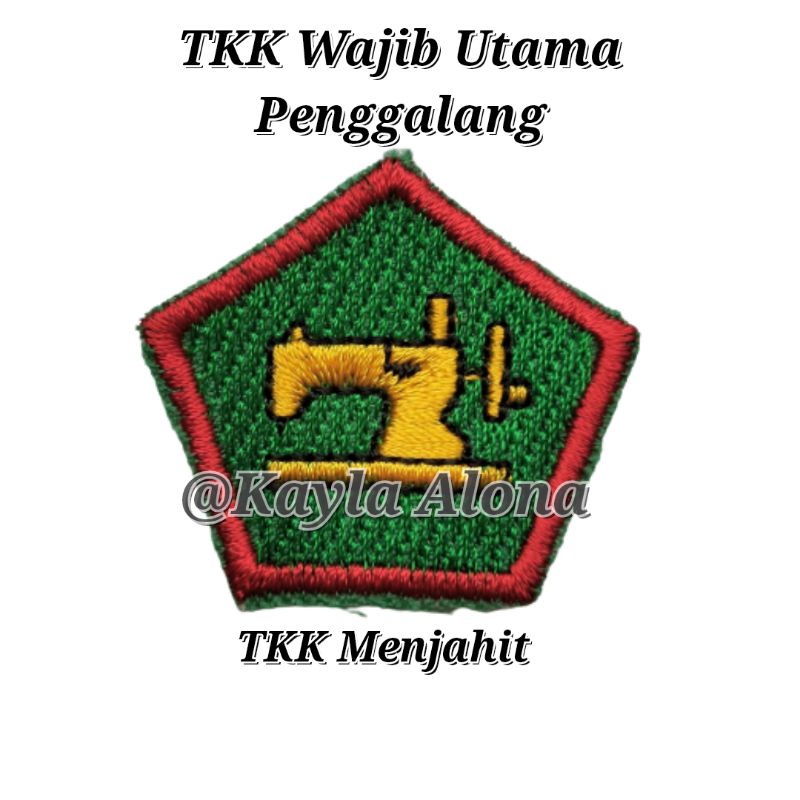 BET / BADGE TKK WAJIB UTAMA PENGGALANG ( HARGA 1 PAKET = ISI 10 TKK WAJIB )