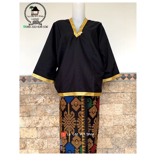 lambung baju adat sasak lombok lengan panjang