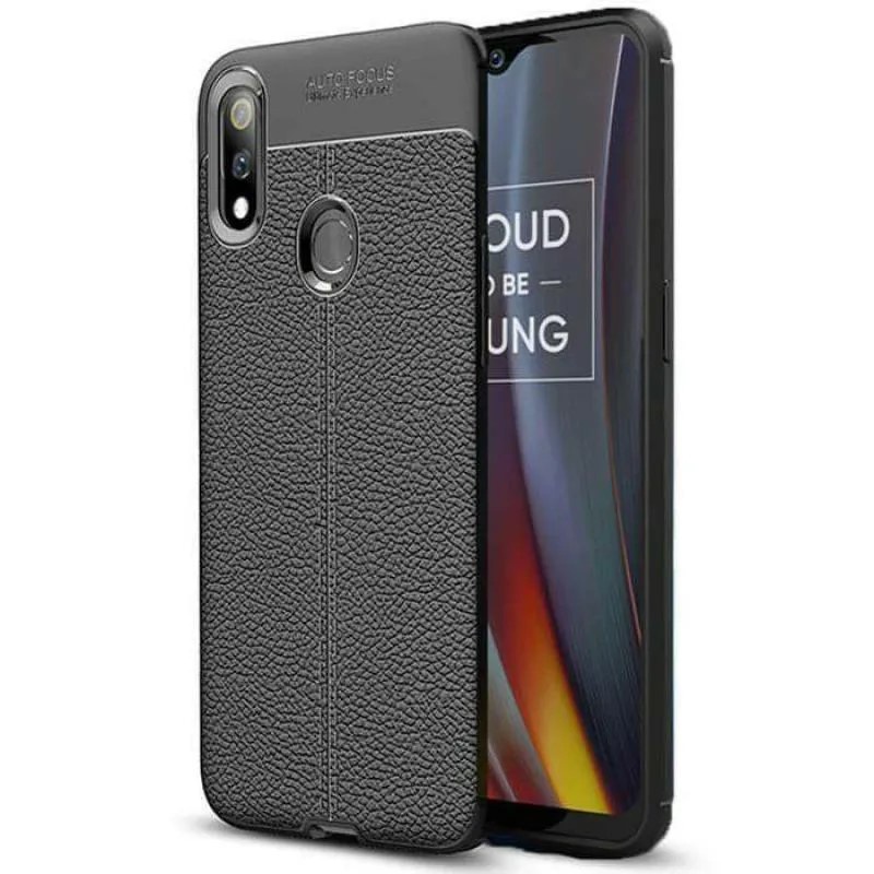 Autofocus softcase Realme 3, Realme 3 Pro silikon slim case hitam