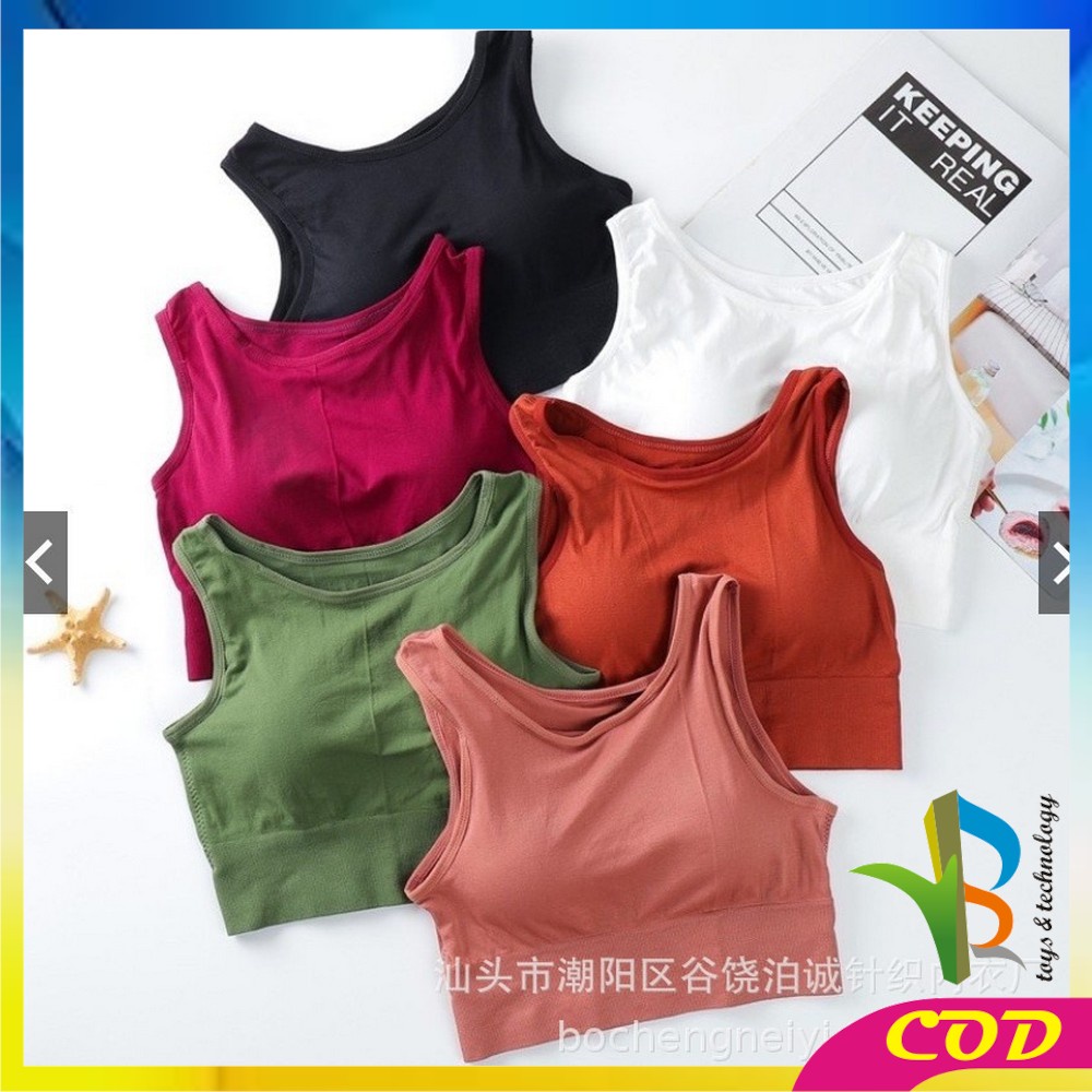 RB-P98 Atasan Wanita Crop Top Pakaian Dalam Wanita Bra / Tanktop Bra With Cup / Pakaian Wanita Atasan / Singlet Wanita