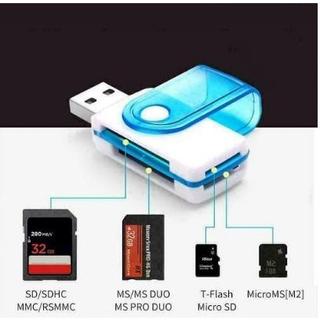 Card Reader Micro Usb MULTI ALL IN ONE 4 SLOT USB 2.0 4in1 Model Putar Serbaguna Murah Unik Bermanfaat [MF]