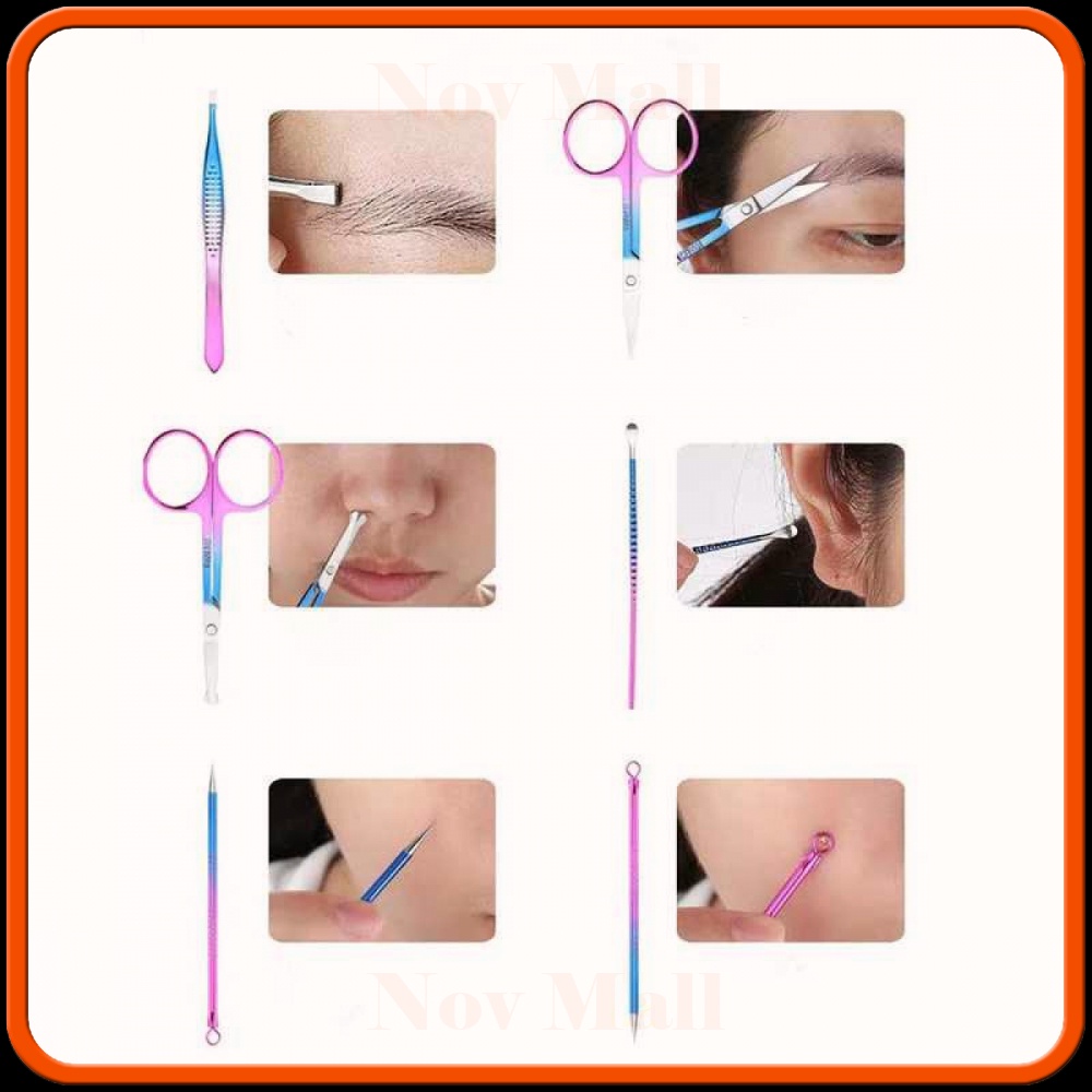 Nail Art Set Gunting Kuku Manicure Pedicure 10 PCS -BY122