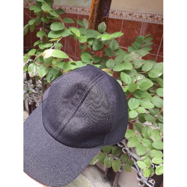 topi baseball hitam korea wanita pria