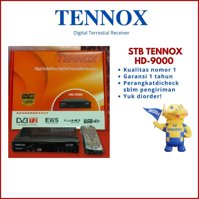 Set Top Box Tennox /STB TV Digital Tennox HD-9000