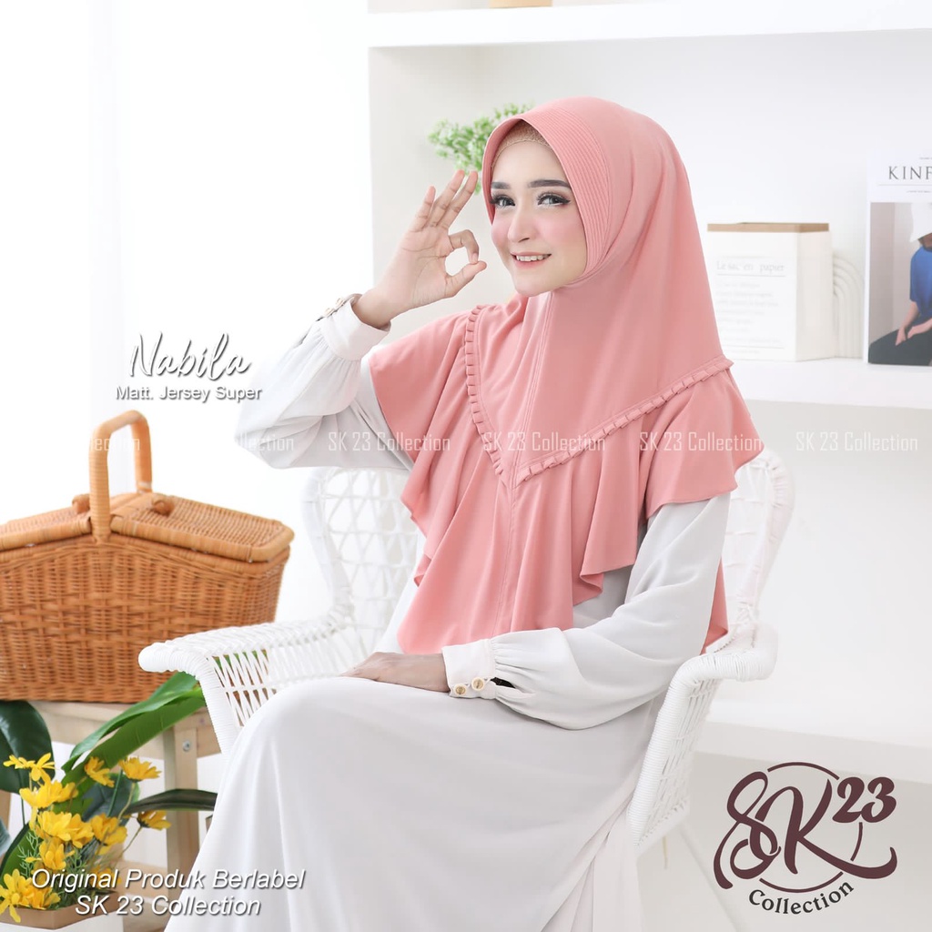HIJAB INSTAN PREMIUM NABILA ORIGINAL SK 23 COLLECTION