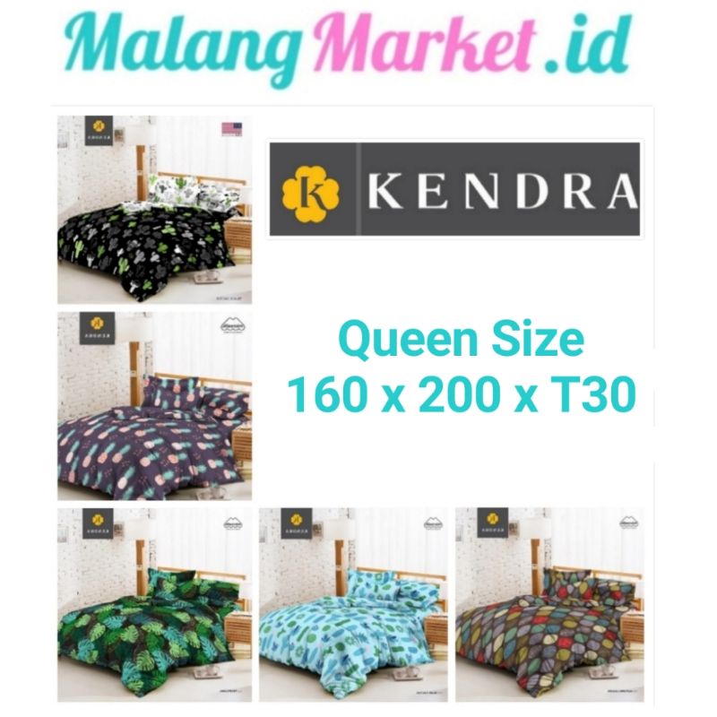 KENDRA Sprei Queen Size Sprei 160x200 T30 Sprei 160x200 Tinggi 30cm KENDRA 160x200 T30 KENDRA 160x20