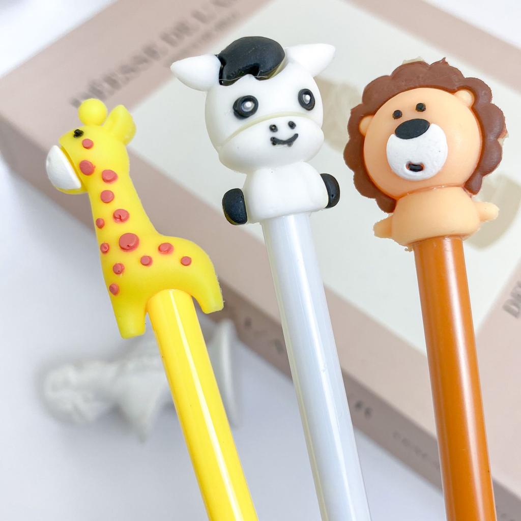

GROSIR 4 PCS 8 PCS 12 PCS 1 LUSINAN PULPEN GEL TINTA KARAKTER BINATANG HEWAN ZOO SINGA SAPI JERAPAH LUCU BOLPEN IMUT PENA UNIK TERMURAH READY COD