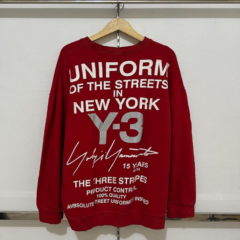 Adidas x Y3 oversize crewneck