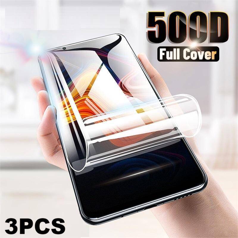 1-3pcs Film Hydrogel Pelindung Layar Full Cover Untuk Oppo Reno 3 4 5 6 7 4Z 5Z 7Z Lite Pro Plus 4G 5G