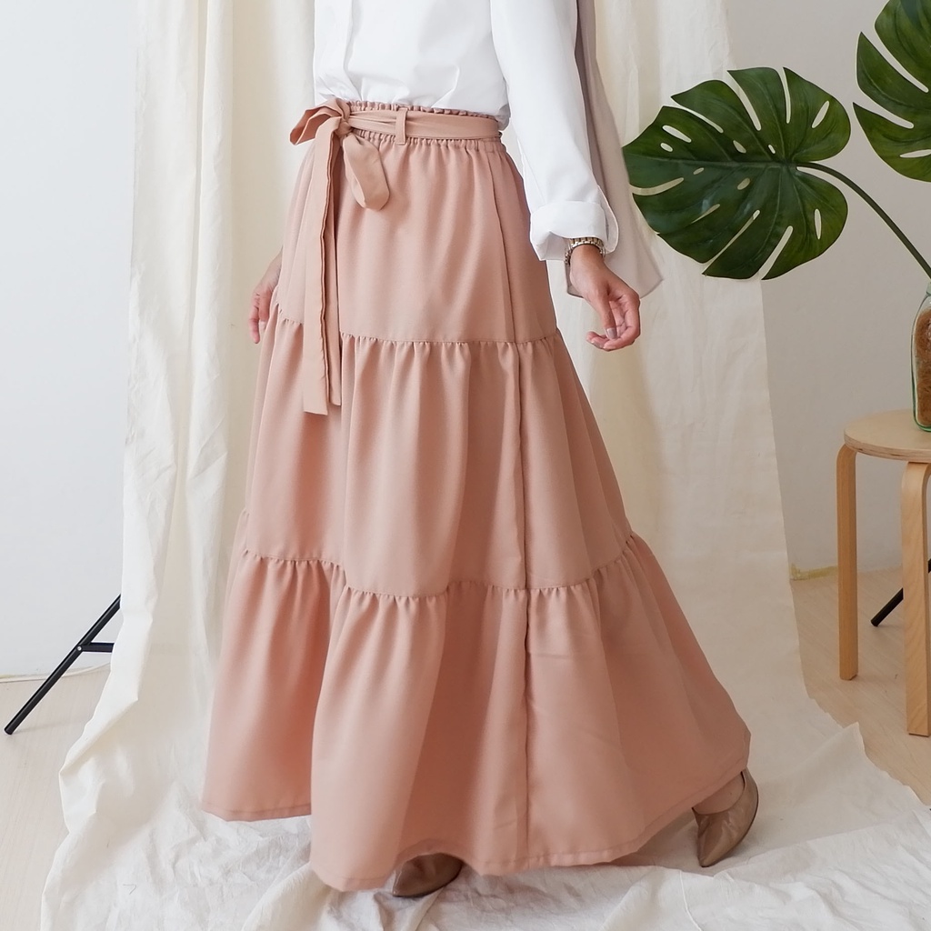 ROK RUFFLE/ ROK UMPAK/ AFIDA SKIRT