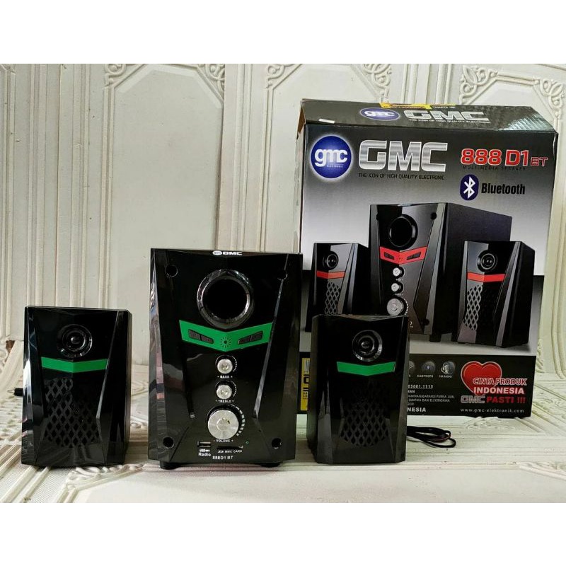 Speaker Bluetooth Multimedia GMC 888D1 Speaker GMC
